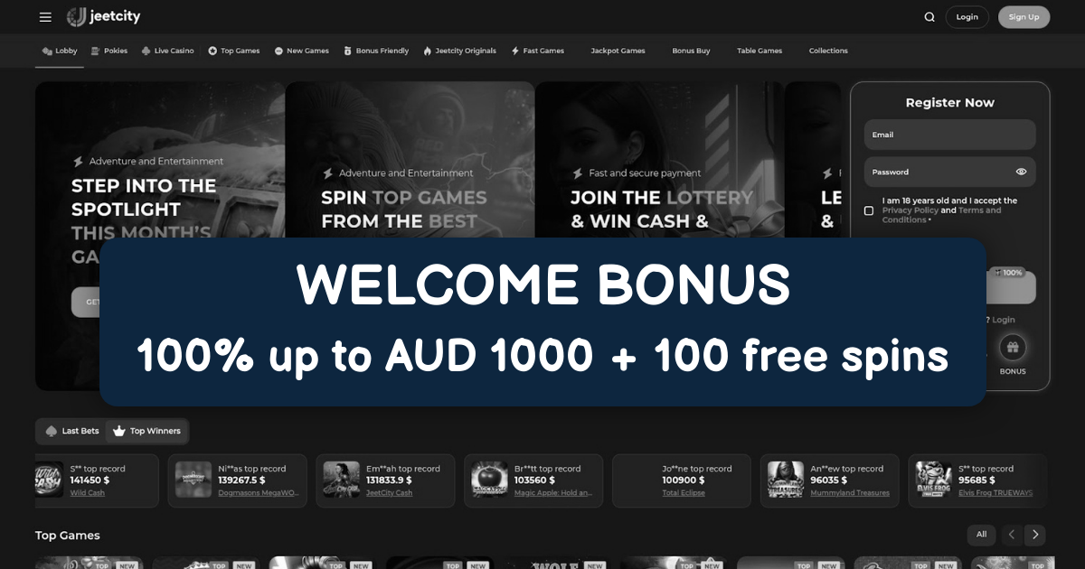 Jeetcity Casino welcome bonus